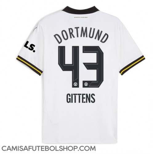 Camisa de time de futebol Borussia Dortmund Jamie Bynoe-Gittens #43 Replicas 3º Equipamento 2024-25 Manga Curta